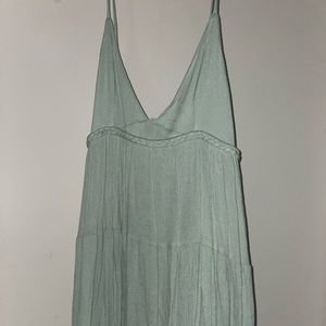 Light turquoise summer dress